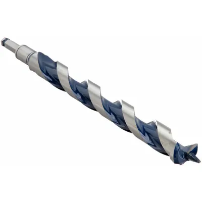 BOSCH Hybrid Drill Bit: 1 1/4 in Drill Bit Size, 17 1/2 in Overall Lg, Hex Shank - Hybrid Spur & Ship Auger Drill Bits