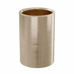 This lubricated general purpose metallic sleeve bearing is made from SAE 841 bronze and operates from -35°F to 300°F. It features a 5/8 in bore, 3/4 in OD, and 1 1/8 in length. Suitable for rotating or oscillating shafts in conveyors, pumps, and light machinery. Sold in a pack of 10.