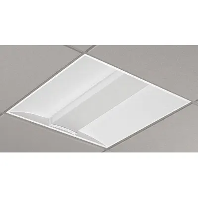 PHILIPS Recessed Troffer: 2 ft Lg, 2 ft Wd, 3,800 lm, 4000K, 33.5 W, 120 to 277V AC - 2 ft. x 2 ft. LED Center-Basket Troffers