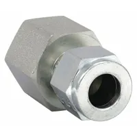 PARKER Compression Fitting Adapter: 3/8 in OD x 1/4 in Pipe Size, 1/4-18 Thread Size (MPN 6 GBU-S)