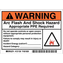 Permanent Adhesive Label: Vinyl, Adhesive Sign Mounting, 3 1/2 in x 5 in Nominal Sign Size, 5 PK (MPN 121136). Key specifications — Sign Mounting Style: Adhesive; Retroreflective Grade: Not Retroreflective; Glow In The Dark: No.