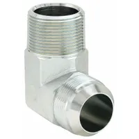 Hydraulic Hose Adapter: 1 1/4 in x 1 1/4 in Fitting Size, Female x Female, NPTF x NPTF, Rigid (MPN 2024-20-20S)