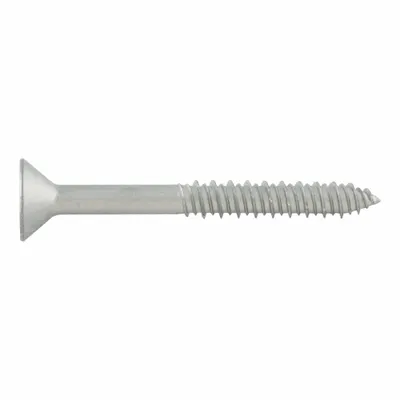 DEWALT Screw Anchor: 4 in Overall Lg, 1/4 in Dia, Steel, Zinc-Plated, Torx, Flat - Flat-Head Screw Anchors