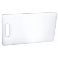 CRESTWARE Cutting Board: 9 in Overall Lg, 6 in Overall Wd, White, Polyethylene, NSF Certified (MPN PCB69)