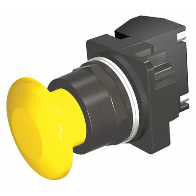 Siemens Mushroom Head Push Button: Non-Illuminated, Mushroom Head Profile, Non-Metallic - Mushroom-Head Push Buttons