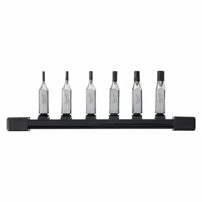 MILWAUKEE Socket Bit Set: 1 - 25 Pieces, 1/4 in Drive Size, 6 Pieces - Hex Bit Socket Sets