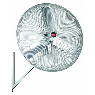 Dayton Mounted Fan: 30 in Blade Dia, 277V AC, 1/2 hp Motor HP, Ceiling/Wall Mount - Standard Industrial Wall-Mount Fans