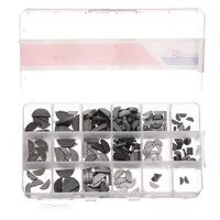 This 250-piece assortment of inch-based Woodruff keys is made from ungraded steel with a width tolerance of +0.001/-0.000 in. Used for securing gears, pulleys, and hubs to shafts in industrial machinery, it supports maintenance and repair in power transmission and material handling applications