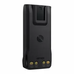 Replacement battery for MOTOTRBO R7 Series handheld radios. 3200 mAh capacity, lithium-ion chemistry, IP68 waterproof rating for use in wet or dusty conditions.