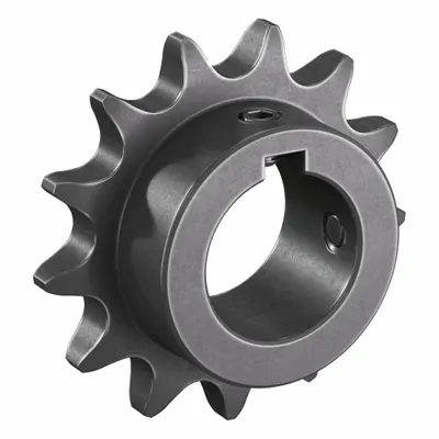 TSUBAKI Single Strand Sprocket: 50, For 5/8 in Chain Pitch, 1 3/16 in Bore Dia - Size 50 Fixed-Bore Roller Chain Sprockets