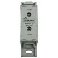 BUSSMANN Power Distribution Block: Finger-Safe, Lug, Lug, 14 AWG – 2/0 AWG For Line Side Wire Sizes (MPN PDBFS204)