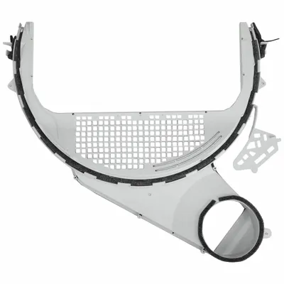 GE Lint Trap Duct Assembly: WE14X25080 - GE Washing Machine & Dryer Parts