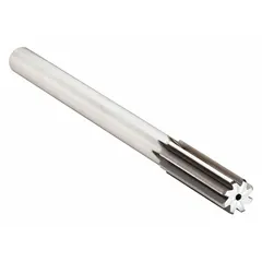 This straight-flute chucking reamer is made from high-speed steel with a neutral finish. It is used for precision sizing and finishing of pre-drilled holes in metalworking applications. Suitable for general-purpose reaming in machining and tool and die operations.