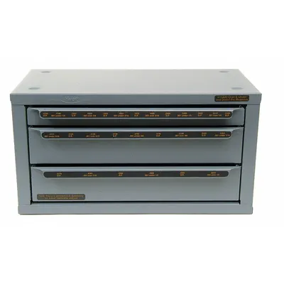 HUOT Reamer Dispenser: 28 Compartments (MPN 13430). Key specifications — attr1302018: HUOT. - Reamer Chests