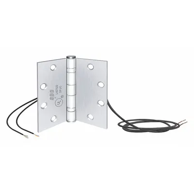 SDC PTH-10Q-DPS Electrified Butt Hinge, Stainless Steel, 4 in x 2 1/4 in - Electrified Butt Hinges
