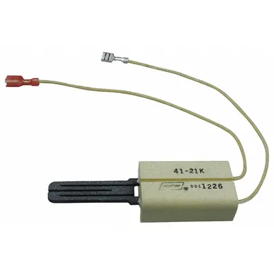 Robertshaw Hot Surface Igniter: OEM, Silicon Carbide, 12 in Lead Lg, 120V AC, Hardwired - Direct OEM Replacement Hot Surface Ignitors