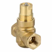 Hydronic Globe Valve: 2-Way, 4 CV Flow, 1/2 in Female NPT, Brass Body, Stainless Steel Stem, NO (MPN 599-02041)
