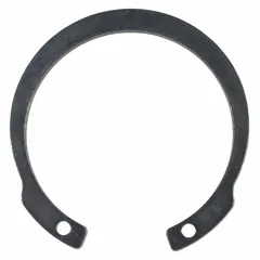 This retaining ring is a replacement part for securing components on compatible equipment. It prevents axial movement of shafts or bearings during operation. Designed for use with the Dayton 5YAP4 model.