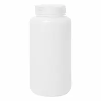 APPROVED VENDOR Reagent Bottle: HDPE, 1 L, 32 fl oz, Closure Included, Colorless, 63-415 mm, Unlined (MPN 33410)