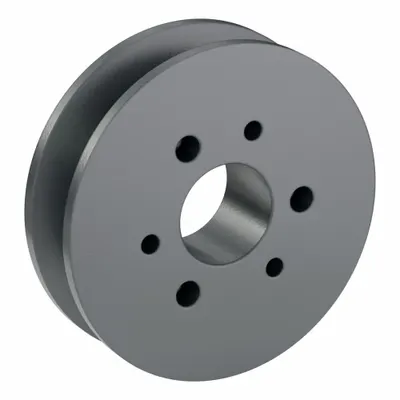OEM V-Belt Pulley: 3V250 - Bushed-Bore Cast-Iron Wedge V-Belt Pulleys