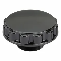 This fluted knob from DAVIES features a threaded hole with 1/2"-13 thread and 60 mm thread length. Made of thermoset material, it has a 2.5 in diameter and a fluted design for improved grip. Commonly used for manual adjustment and clamping on industrial machinery, jigs, and fixtures.