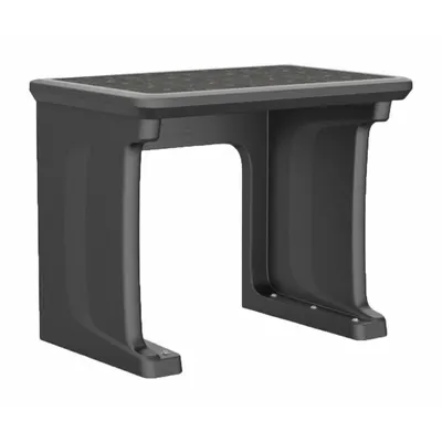 CORTECH Freestanding Desk: Black, 29 in Overall Ht, 36 in Overall Wd, 24 in Overall Dp - Floor-Mount Desks with Laminate Top