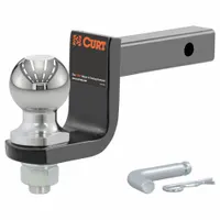 CURT Towing Ball Mount: II, 1 in Compatible Ball Shank Dia, 2 in Ball Dia, Ball Mount Ball Mount (MPN 45148)