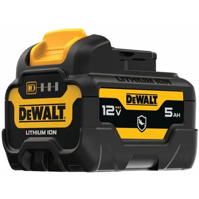 DEWALT Battery: 12V MAX*, 5 Ah, Battery Included - DEWALT Cordless Tool Batteries