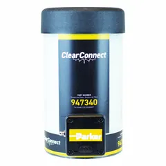 Replacement cartridge for hydraulic tank desiccant breathers, containing silica gel and zeolite desiccants. Includes a built-in check valve to prevent oil backflow. Overall length: 10 inches. Used to remove moisture and particulates from air entering hydraulic reservoirs in industrial machinery and mobile equipment.