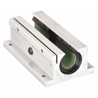 THOMSON Linear Pillow Block Bearing: Twin, Self-Aligning, 1/2 in Inside Dia, TEP 950 - Twin Open Self-Aligning Pillow Block Linear Plain Bearings