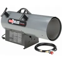 DYNA-GLO Portable Gas Torpedo Heater: 125,000 BtuH Heating Capacity Output, 3,100 sq ft Heating Area (MPN RMC-FA125DGD)