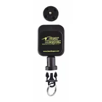 Key Retractor: 4 Key Capacity, 3/8 in Key Ring Dia, Nylon, Black, 36 in Key Retractor Extended Lg (MPN RT5-5802)