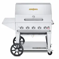 Gas Grill: Natural Gas, 5 Burners, 79,500 BtuH Heating Capacity, 52 in Overall Ht, 28 in Overall Dp (MPN MCB-36 PKG NG)