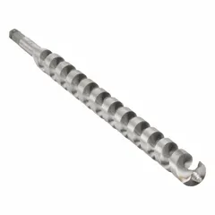 This ship auger drill bit has a 15/16 in diameter, 18 in overall length, and a 7/16 in hex shank. It is designed for extended-reach drilling in wood, commonly used in construction, timber framing, and shipbuilding applications.