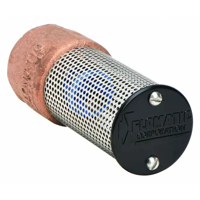 CAMPBELL Spring Foot Valve: Spring, Not Full Flow, Bronze, Inline, 2 in Pipe Size - Foot Valves