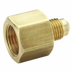 This brass flared union connects two tubes of different sizes in fluid systems. It is suitable for hydraulic, pneumatic, and instrumentation lines requiring a leak-tight, reusable connection. Manufactured to ISO 9001:2015 standards.