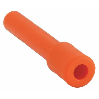 SMC Push-Fit Cap: 3/16 in OD Size, Tube Stem, Polybutylene Terephthalate, 34 mm Overall Lg - Polybutylene & Brass Tube Fittings
