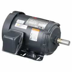 This Dayton totally enclosed fan-cooled (TEFC) motor delivers 2 hp at 1750 RPM on 208-230/460V AC three-phase power. With a rigid base mount and full load current of 4.0/2.0 A, it is suited for continuous-duty applications such as fans, pumps, conveyors, and compressors in industrial and HVAC systems.