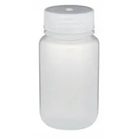 GLOBE SCIENTIFIC Sampling Bottle: Polypropylene, 125 mL, 4.22 fl oz, Closure Included, Natural (MPN 7000125)