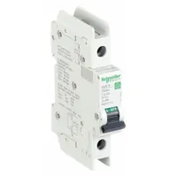 SCHNEIDER ELECTRIC IEC Miniature Circuit Breaker: 0.5 A Amps, 60V DC, 14kA at 120/240V AC, C60BP (MPN M9F42170)