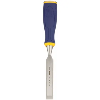 IRWIN Construction Chisel: Plastic, 3 3/4 in Overall Lg, 1/4 in Wd - Wood Chisels