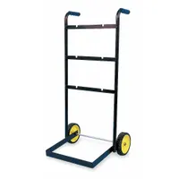 FOSTORIA Cart: Mfr. No. FSP-43 and FSP-95 Infrared Portable Heaters, 6 in Wheel Base, Black (MPN FHK-1)