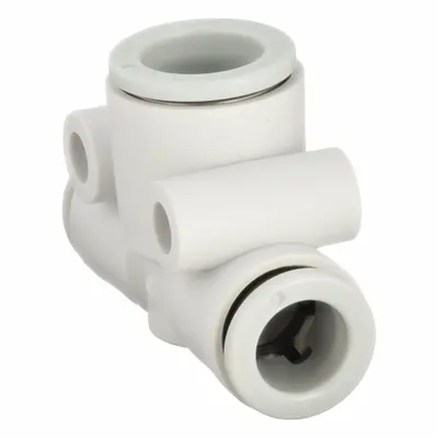 SMC KQ2T08-10A Polybutylene Terephthalate Push-Fit Tee Fitting - Polybutylene & Brass Tube Fittings