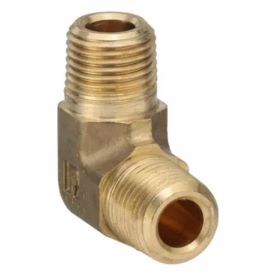 PARKER Metal Pipe Elbow: 90° Elbow, 1/8 in x 1/8 in - Threaded High-Pressure Pipe Fittings