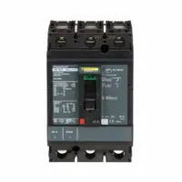 Molded Case Circuit Breaker: 40 A Amps, 25kA at 240V AC, Fixed, Line/Load Lug, ABC, 3 Poles, 600V AC (MPN HDL36040)