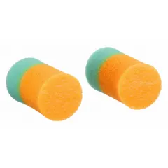 Uncorded, disposable roll-down earplugs with a 29 dB NRR rating for general-purpose hearing protection. Cylinder shape allows easy rolling and insertion. Blue/orange color. Pack of 200 pairs.