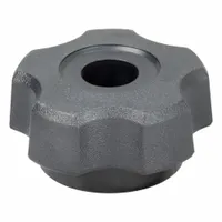 INNOVATIVE COMPONENTS Hand Knob: 5 Point, Plastic w/ Steel Thread, 1/4"-20 Thread, 1.72 in Dia (MPN GN4C----F4---21)
