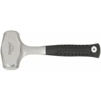 Steel Drilling Hammer: Steel Handle, 4 lb Head Wt, 1 3/8 in Dia, 11 in Overall Lg, Round Shape (MPN 2DBU4)