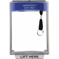 DORTRONICS Pull Station Guard: 10 1/4 in Ht, 7 1/4 in Wd, Polycarbonate (MPN 6510/COV/S)