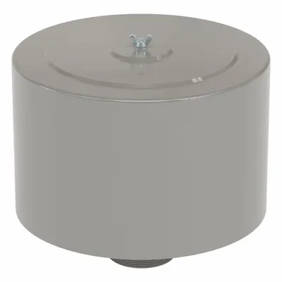 SOLBERG Filter Silencer: 3 in Inlet Size, 300 scfm, 13 in Overall Ht, 16 in Outside Dia - Air Compressor Intake Filters & Silencers